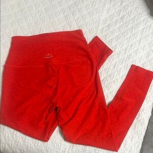 Beyond Yoga Red/Orange Leggings
